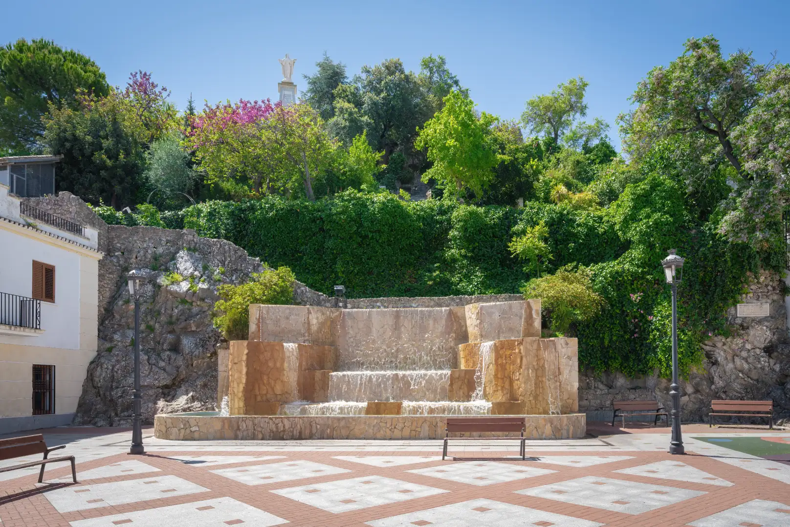 fountain at plaza de andalucia square and penon de 2025 03 25 03 54 34 utc 1 1